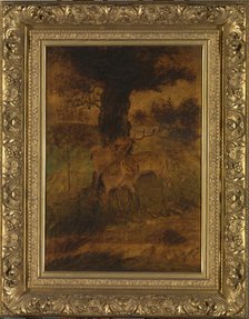 A Stag and Two Does, ca. 1870s. Creator: Albert Pinkham Ryder.