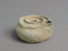 Oil Lamp, Coptic, 4th-7th century. Creator: Unknown.