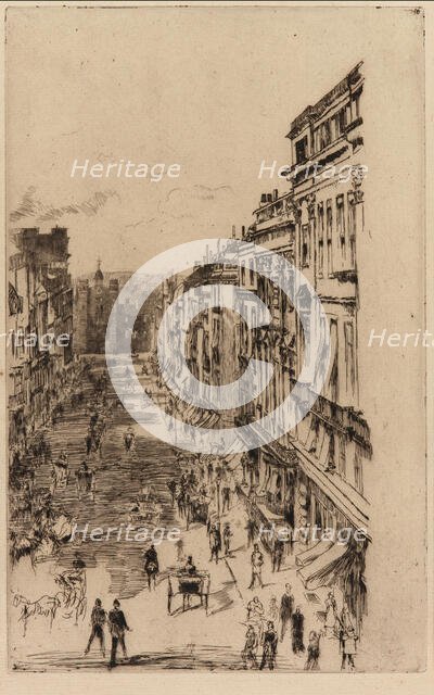 St. James's Street, 1878. Creator: James Abbott McNeill Whistler.