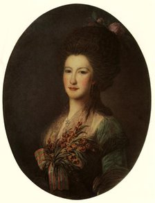 'Portrait of Countess J. V. Santi', 1785, (1965).  Creator: Fyodor Rokotov.