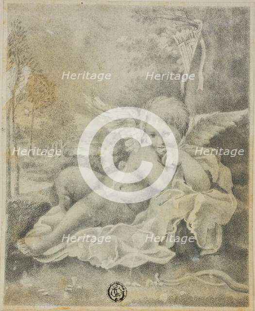 Cupid in a Landscape, after 1611. Creator: Unknown.