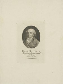 Portrait of Edme Mentelle (1730-1816), c. 1800. Creator: Westermayr, Conrad (1765-1834).