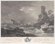 Stormy Weather, ca. 1750-88. Creator: Jacques Aliamet.