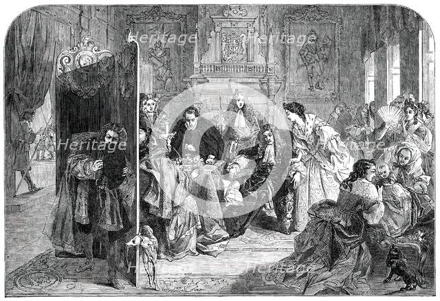"James II., in his Palace of Whitehall, Receiving the News...", 1850.  Creator: Unknown.