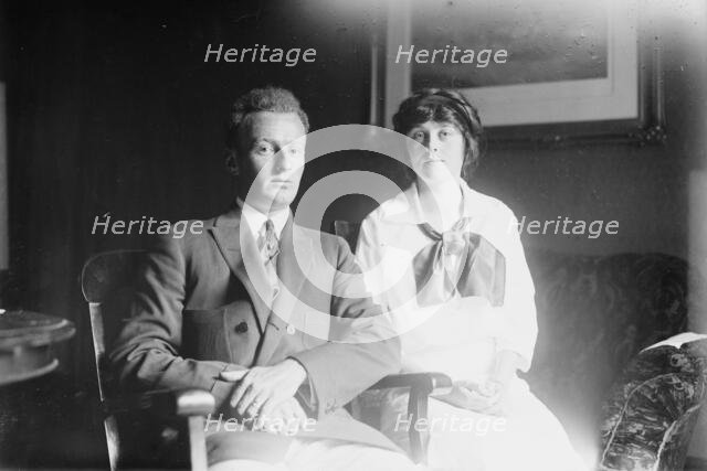 Wm. Weightman 3d and Bride, 1913. Creator: Bain News Service.