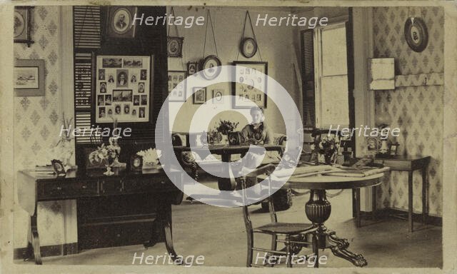 A reception room at Antigua, 1890 (Inferred). Creator: A Sylvester Taylor Jr.