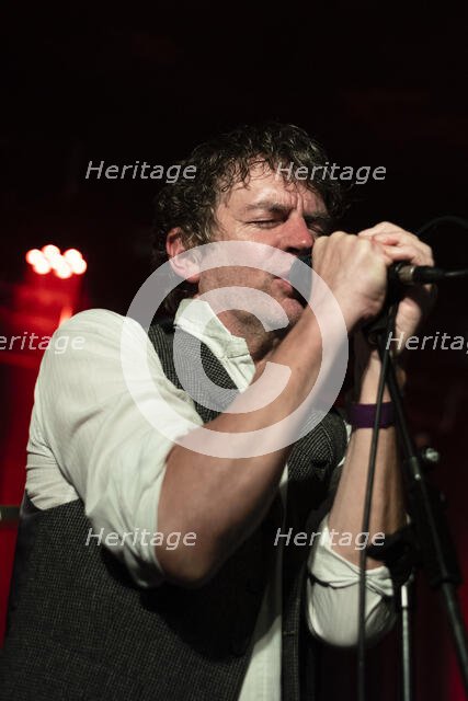 Simon Huw Jones, And Also The Trees live at The Lexington, London, Nov 2022. Creator: Annapaola Marchesani.