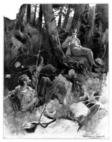 How Justice Works: "Ma foi! You make me surprise' when you come so walkin' through the air'', 1898. Creator: Unknown.