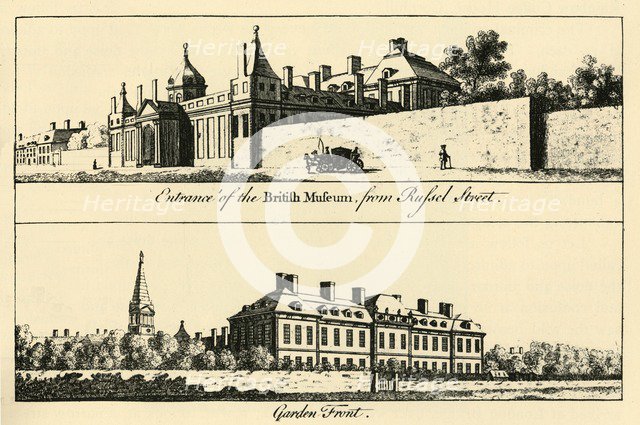 'British Museum', c1753-1810, (1925). Creator: Unknown.