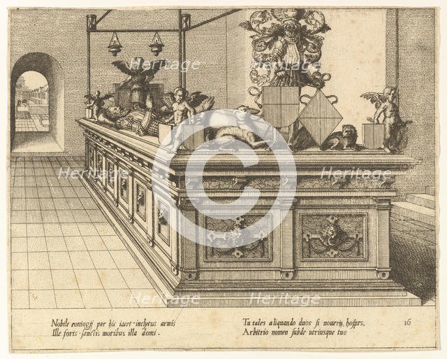 Cœnotaphiorum (16), 1563. Creators: Johannes van Doetecum I, Lucas van Doetecum.