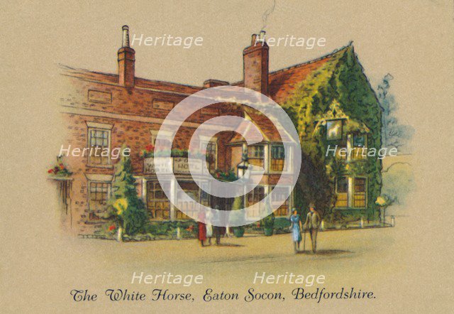 'The White Horse, Eaton Socon, Bedfordshire', 1939. Artist: Unknown.