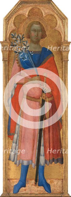 Saint Victor of Siena, c.1350. Creator: Master of the Madonna of the Palazzo Venezia (active 1340-1360).