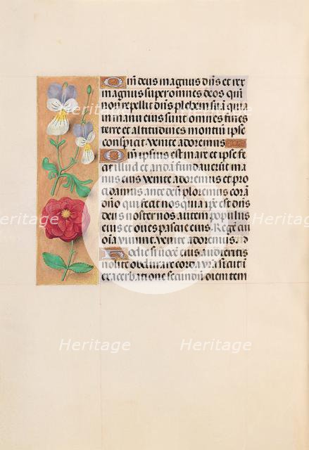 Hours of Queen Isabella the Catholic, Queen of Spain: Fol. 226v, c. 1500. Creator: Master of the First Prayerbook of Maximillian (Flemish, c. 1444-1519); Associates, and.