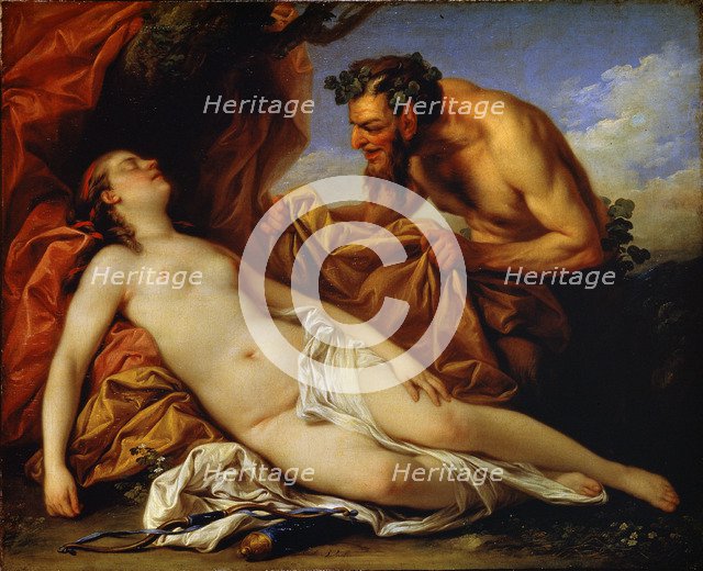 'Jupiter and Antiope', c1753. Artist: Carle van Loo