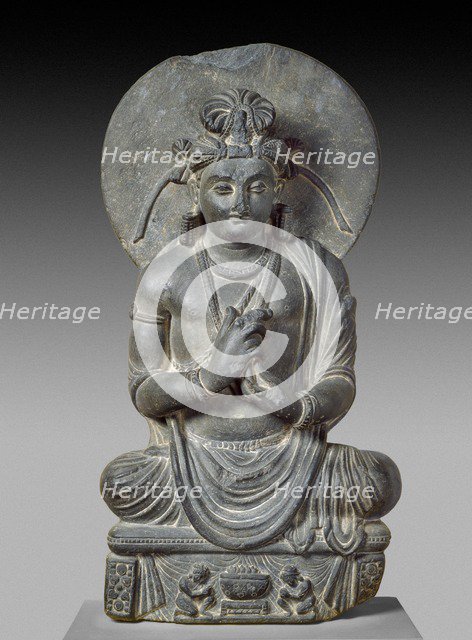 Teaching bodhisattva, 150-250. Artist: Unknown.