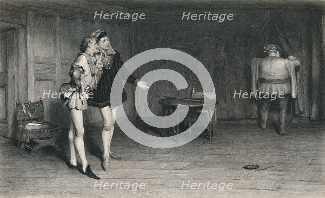 'Prince Henry, Poins, and Falstaff. (King Henry IV - First Part)', c1870. Creators: William Quiller Orchardson, JC Armytage.