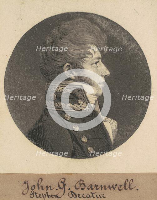 John Green, 1808-1809. Creator: Charles Balthazar Julien Févret de Saint-Mémin.