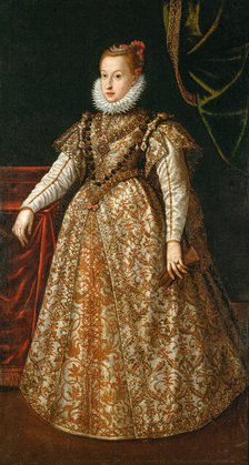 Portrait of Anna Caterina Gonzaga (1566-1621), Duchess of Mantua, Archduchess of Further..., c1585. Creator: Anonymous ().