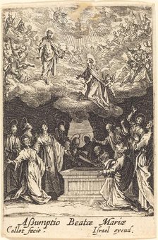 The Assumption of the Virgin, in or after 1630. Creator: Jacques Callot.