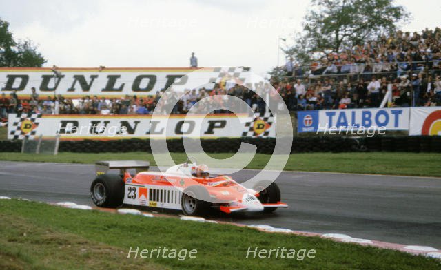 Alfa Romeo Tipo 179, Giacomelli, 1980 British Grand Prix at Brands Hatch. Creator: Unknown.