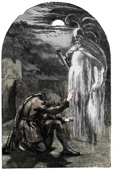 Scene from Shakespeare's Hamlet, 19th century. Artist: Unknown.