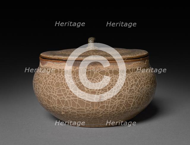 Covered Flat Jar, 1127-1279. Creator: Unknown.