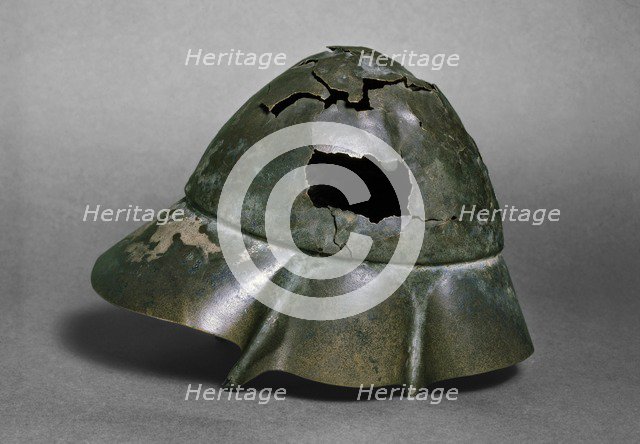 Boeotian bronze helmet, Classical, Hellenistic, c3rd century BC. Artist: Unknown.