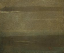 Gray and Silver: A Nocturne, c. 1880-1900. Creator: Walter Greaves (British, 1841-1930).
