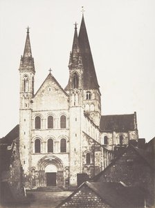 Saint-Georges de Boscherville, près Rouen, 1852-54. Creator: Edmond Bacot.