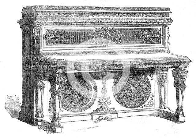 The International Exhibition: oblique grand pianoforte by Collard and Collard, 1862. Creator: Unknown.