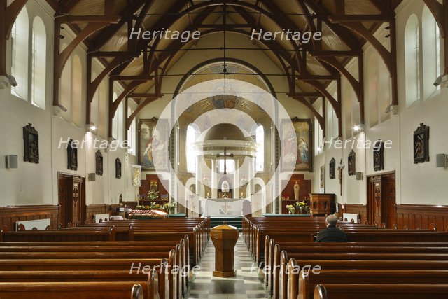 Interior of St Mary's Catholic Church, Belfast, Northern Ireland, 2010.