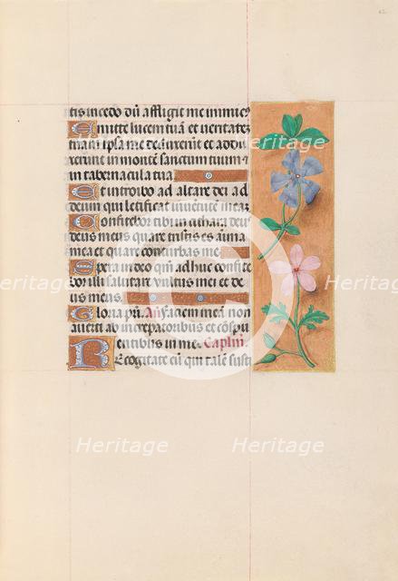 Hours of Queen Isabella the Catholic, Queen of Spain: Fol. 62r, c. 1500. Creator: Master of the First Prayerbook of Maximillian (Flemish, c. 1444-1519); Associates, and.