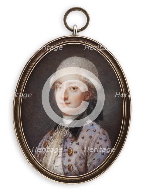 Portrait of a young man. Creator: Peter Adolf Hall.