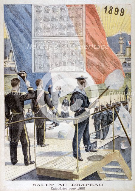 Calendar for 1899.  Creators: F Meaulle, Rudaux.