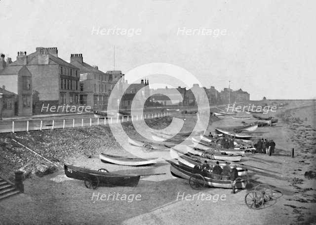 'Redcar - Looking Along The Esplanade', 1895. Artist: Unknown.