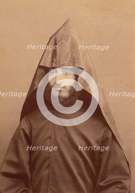 Portrait of the composer Komitas (1869-1935), End 1890s. Creator: Anonymous.