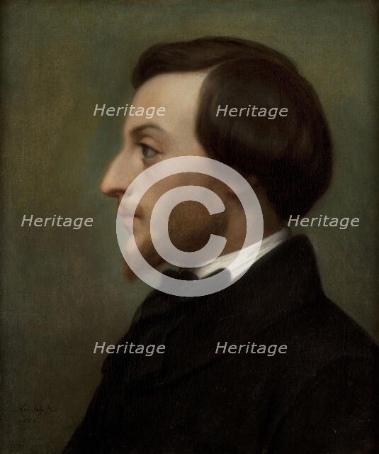 Portrait of Louis Ratisbonne, 1852. Creator: Ary Scheffer.