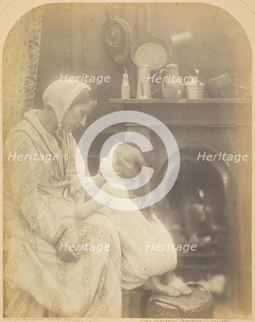 Mrs. Rachael Gurney ("May God Bring Father Safely Home", "Three Fishers Went Sailing...), c. 1872/74 Creator: Julia Margaret Cameron.