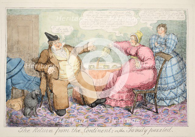 The Return from the Continent or the Family Puzzled, 1835.