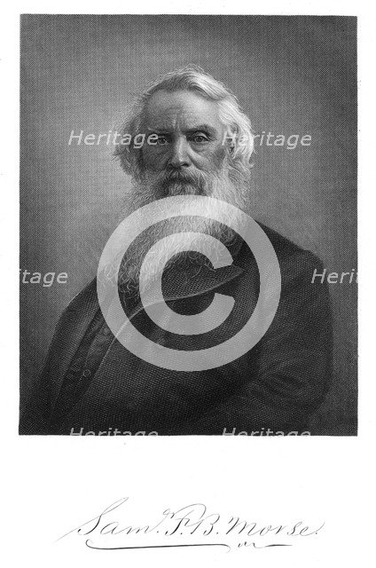 Samuel Finley Breese Morse, American artist and inventor, 1896. Artist: Unknown