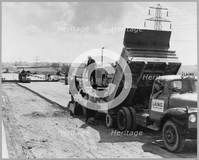 Project A of the London to Yorkshire Motorway (M1), 23/06/1958. Creator: John Laing plc.