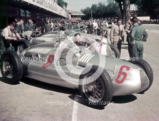 1938 Auto Unions, (c1938?). Artist: Unknown