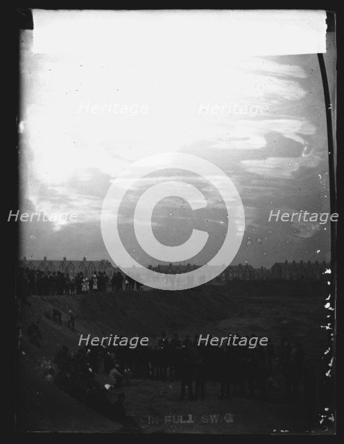 Hotel de Marl (Between Ferry Road and the River Taff), Cardiff, 1893. Creator: William Booth.