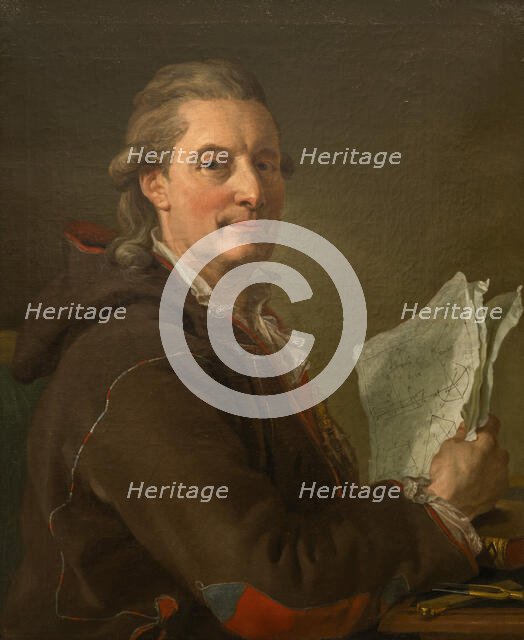 Portrait of Fredrik Henrik af Chapman (1721-1808) , 1778. Creator: Pasch, Lorenz, the Younger (1733-1805).