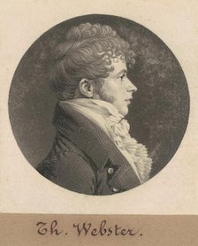 Thomas Webster, 1809. Creator: Charles Balthazar Julien Févret de Saint-Mémin.