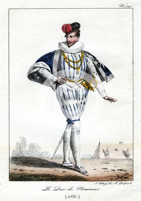 Jacques de Savoie, 2nd Duke of Nemours, 1580, (c1795-1825).Artist: Delpech