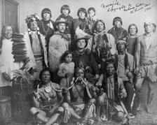 Navajos, 1904, c1905. Creator: Edward Sheriff Curtis.