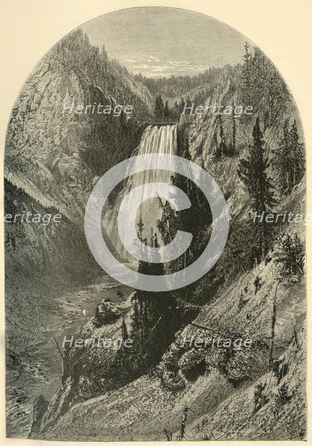 'The Lower Falls', 1872.  Creator: Harry Fenn.