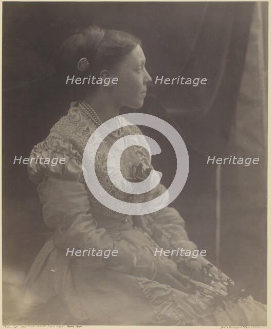 Anne Thackeray Ritchie, May 1870. Creator: Julia Margaret Cameron.