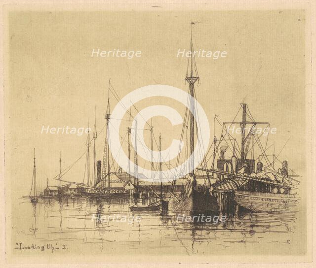 Loading Up, 1881. Creator: Charles A Platt.